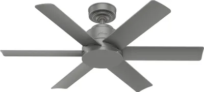 Zdjęcie produktu dla Wentylator sufitowy z przełącznikiem ściennym Kennicott srebrny 112 cm