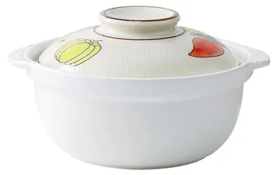 Zdjęcie produktu dla Garnki ceramiczne do zup i gulaszy z pokrywką
