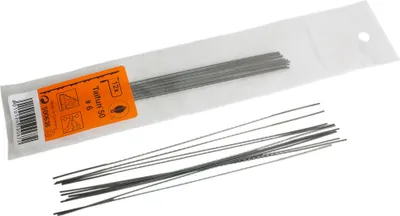 Produktbild von Schiessel Laubsägeblatt Taifun doppelzahnig für Holz, Größe 0, 12 Stück Laubsägeblätter