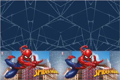 Produktbild von Procos Spiderman Crime Fighter Kunststoff-Tischdecke 120x180 cm