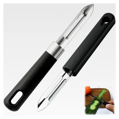 Produktbild von 2 Stück Sparschäler, Küchenhelfer für Obst und Gemüse, Einfache Handhabung