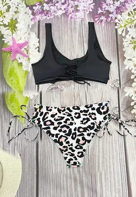 Stilvolle zweiteilige Bikini-Set für Damen aus 50-100% gerecycled nylon, Hauptbild