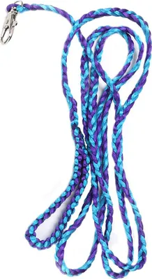 Image de Laisse de marche et d'entraînement pour petit animal de compagnie Écureuil Hamster Guinée Harnais (bleu et violet)
