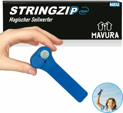 Immagine prodotto di STRINGZIP Lazo Magico Lanciatore di Corda Fidget Toy CordaLauncher Concentrazione