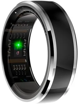 Image de Moniteur de santé Smart-Ring, 19 mm, noir, pour le sport et le sommeil