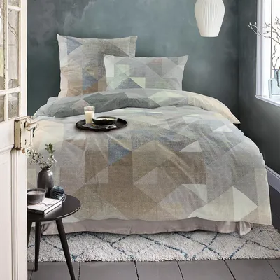 Produktbild von Irisette Mako-Satin Bettwäsche Wave 8716 natur 135x200 cm + 80x80 cm