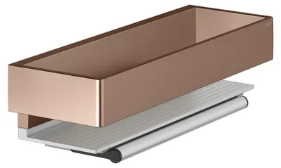 Image de KEUCO EDITION 11 Tablette de douche avec raclette en verre, amovible, 11159290000