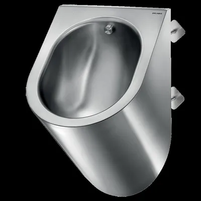 Produktbild von Delabie Urinal DELTA TC wandh. Anschl. von hinten Edst. 1.4301 sat