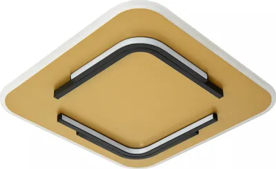 Image de Plafonnier moderne 40,5 cm LED 30 W doré carré ANDREAS Lucide