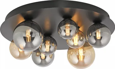 Produktbild von Paul Neuhaus Deckenleuchte POPSICLE LED LBH 48x48x15 cm schwarz Deckenlampe