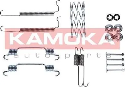 Produktbild von KAMOKA Zubehörsatz Bremsbacken 1070012 Hinten für OPEL Corsa C Schrägheck (X01)