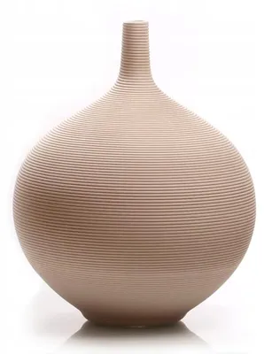 Produktbild von Vase Weiß 25.0 cm – Dekovase aus Keramik – Blumenvase für Wohnzimmer, Schlafzimmer und Büro