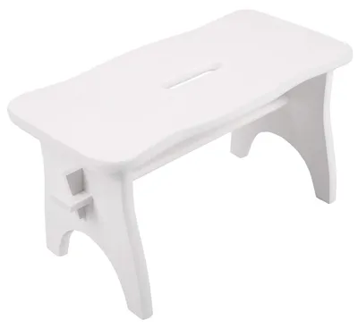 Productafbeelding van Creative Deco Klein Peuterskind Wit Houten Stoel, 38 x 19 x 21 cm