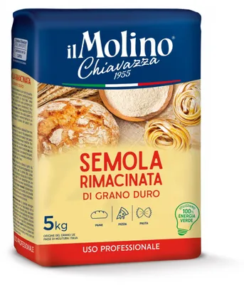 Zdjęcie produktu dla Mąka Semola di Grano Duro 5kg - il Molino Chiavazza