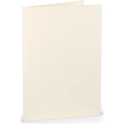 Produktbild von Doppelkarte A5 hoch Ivory
