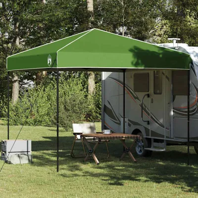 Produktbild von Pavillon-Zelt Grün 250 x 250 x 227 / 236 / 245 cm Oxford Stoff