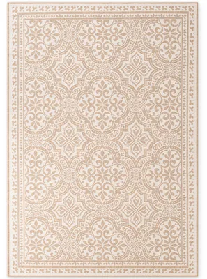 Produktbild von Hanse Home In- & Outdoor, Wetterfest, Robust, Wende Teppich Rosel, Jute Weiß