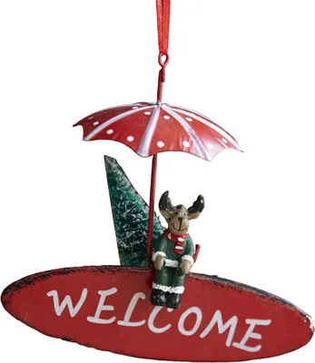 Produktbild von Weihnachtsbaum-Anhänger zum Aufhängen mit Umhängeband, einfach zu installieren, handbemalte Figur, Weihnachtsmann-Ornament, Schneemann