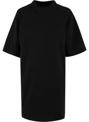 Produktbild von New Morning Studios - T-Shirt-Kleid für Damen, Schwere Qualität, Übergroß RW11423 (M) (Schwarz)