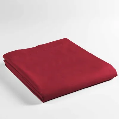 Image de Drap Plat - Douceur d'Intérieur - LINA - Coton - rouge