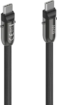 Obrázek produktu pro HAMA kabel USB-C a řemínek na mobilní telefon, řešení 2v1, 1,2 m, černý (00201751)