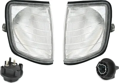 Produktbild von TYC Frontblinker Set für Mercedes W124 E-Klasse 85-96 weiß mit Fassung