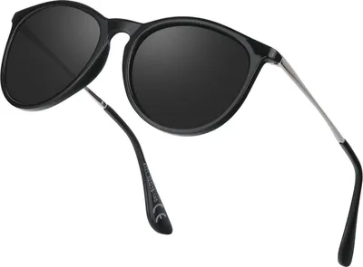 Zdjęcie produktu dla Perkanion Damskie Okulary Przeciwsłoneczne Polaryzacyjne Okrągłe Okulary Przeciwsłoneczne Retro Vintage Ochrona UV400