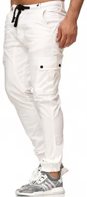Produktbild von Tazzio Herren Cargohose Regular Fit 18525 Weiss W42