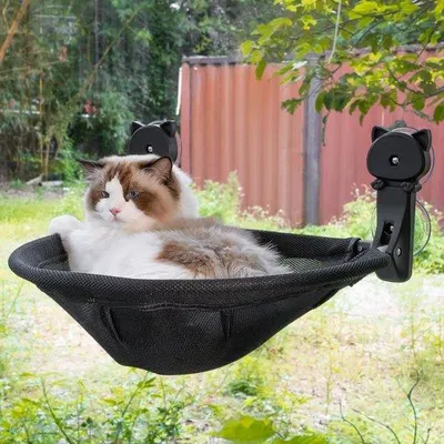 Immagine prodotto di Ibenzoa® Kit multifunzionale per gatti: amaca da finestra (resistente fino a 18 kg), lettino pieghevole per gatti e struttura per arrampicata, stabile e facile da pulire