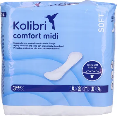 Zdjęcie produktu dla Kolibri wkładki anatomiczne midi 28 szt