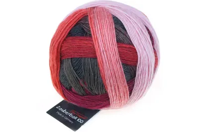 Produktbild von Schoppel Zauberball 100,das Original,100g/400m,100 % Schurwolle (Merino).toller Farbverlauf 2305 Red to go