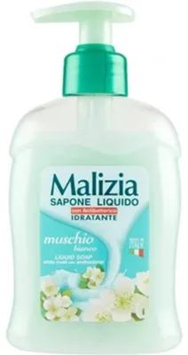 Immagine prodotto di Sapone Muschio Bianco liquido 300ml - Malizia