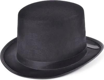 Produktbild von Bristol Novelty Uni Filz-Zylinder BN2167 (Einheitsgröße) (Schwarz)