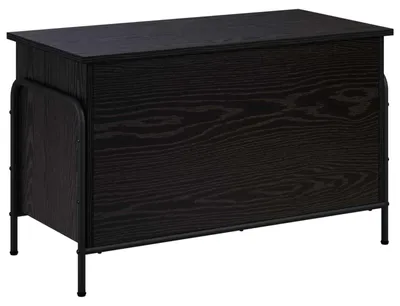 Produktbild von Aufbewahrungsbox Schwarz Eichen-Optik 80 x 40 x 49,5 cm