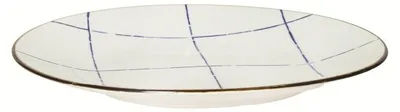 Productafbeelding van Pomax Anafi serveerschaal, porselein, blauw, diameter 26,5 cm