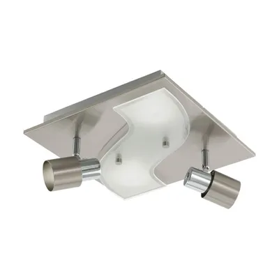 Produktbild von Eglo 96398 Dirus LED + 2xGU10 Wand-/Deckenleuchte nickel chrom