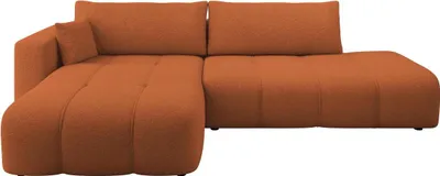 Produktbild von MIRJAN24 Ecksofa Furyn O, Wohnzimmer Eckcouch mit Bettkasten und Schlaffunktion, L-Form, Seite Links (Farbe: Velo 627)