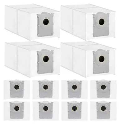 Produktbild von 12 Stück T50 Staubbeutel Zubehörset Kompatibel für Ecovacs X8/X9 Pro Omni/T50/T50 Pro/T50 Max Pro Omni/T80 0mmi,T30C Pro Omni Roboter Staubsauger,2.5L Große Kapazität Ersatzbeutel.