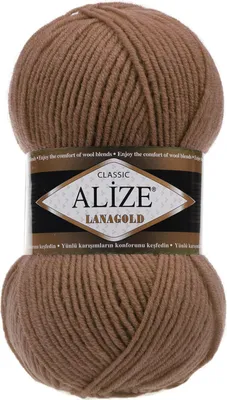 Produktbild von ALIZE Lanagold 100g 49% Wolle Strickgarn Winterwolle Schurwolle Farbwahl