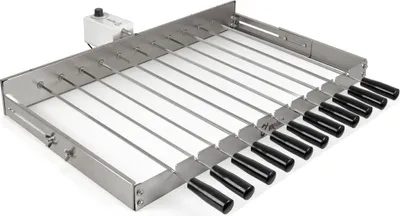 Obrázek produktu pro Grilovací nástavec BBQ-Toro z nerezové oceli 11 špízů 70 x 26-40 cm, zadní motor