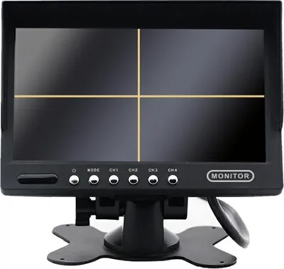 Immagine prodotto di monitor LCD QUAD a 4 pin da 7 pollici su supporto