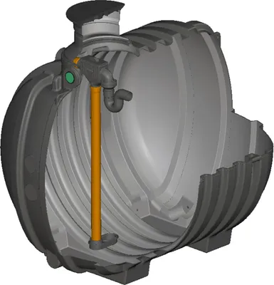 Produktbild von Regenwasser Zisterne 10000 Liter AQUA-RONDO für Haustechnik