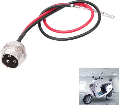 Obrázok produktu pre 6 ks 3 ihly konektor nabíjacieho portu konektory nabíjačky batérií pre elektrický skúter