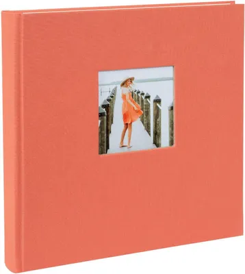 Obrázek produktu pro Goldbuch fotoalbum Bella Vista lososová 25x25 cm 60 bílých stran plátno