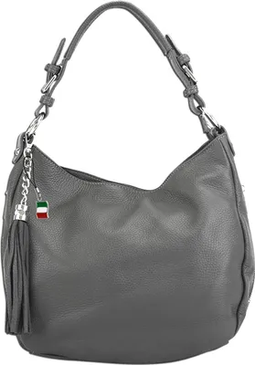 Obrázek produktu pro Kožená taška přes rameno Florence shopper šedá OTF134K