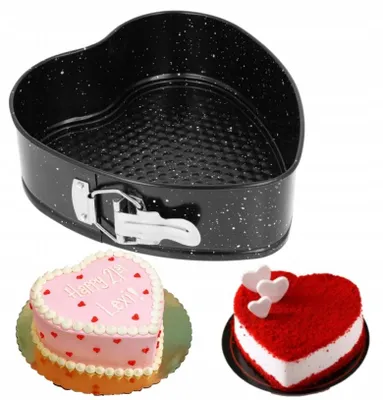 Produktbild von No-Name Kuchenform Herz 20 cm Antihaft Springform