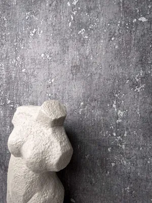 Produktbild von NEWROOM Tapete Grau Vliestapete Leicht Glänzend - Betontapete Industrial Anthrazit  Beton Putz Metallic Glamour