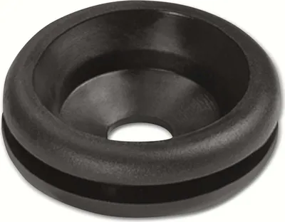 Image de Passe-fil HELLERMANNTYTON, 633-04020, noir, PVC, ∅ 6 mm, 1 pièce