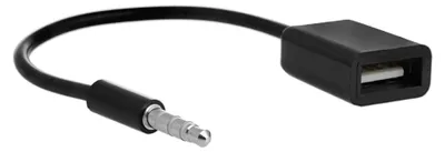 Obrázok produktu pre 3,5 mm audio konektor do USB 2.0 samec do samice konvertor kábel pre auto MP3