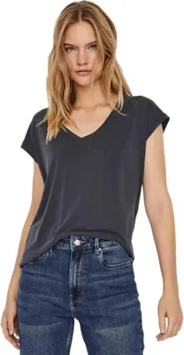 Produktbild von Vero Moda 5715099182548, Top (Kleidung), Erwachsener, Weiblich, Blau, XS, V-Ausschnitt